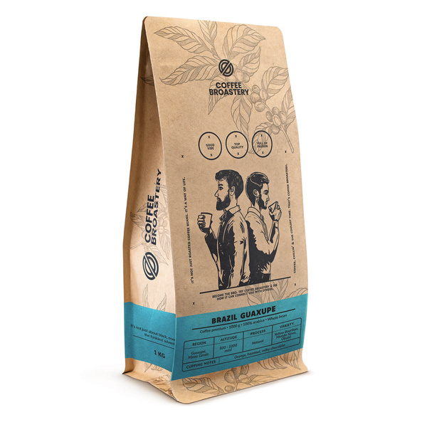 Bro Coffee Roastery - Café arábica en grano Brazil Guaxupe Premium 1 kg