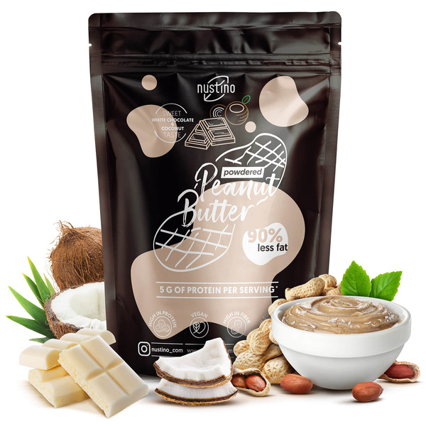 Set de crema de cacahuete en polvo Nustino: sabores variados 3x400g