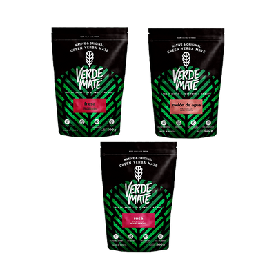 Zestaw Yerba Verde Mate Green 3x500g