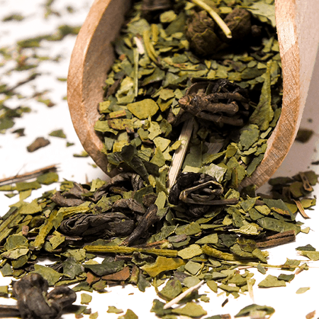 Yerbera – Lata metálica + Verde Mate Green Silueta 0,5 kg