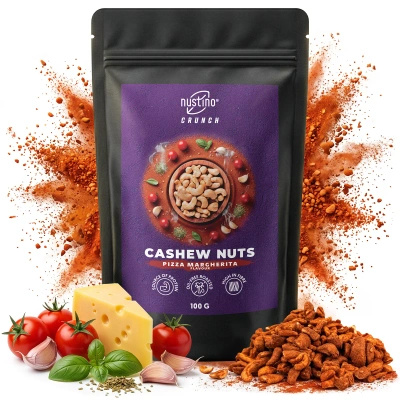 Nustino Crunch – Anacardos tostados – Pizza Margherita 100 g