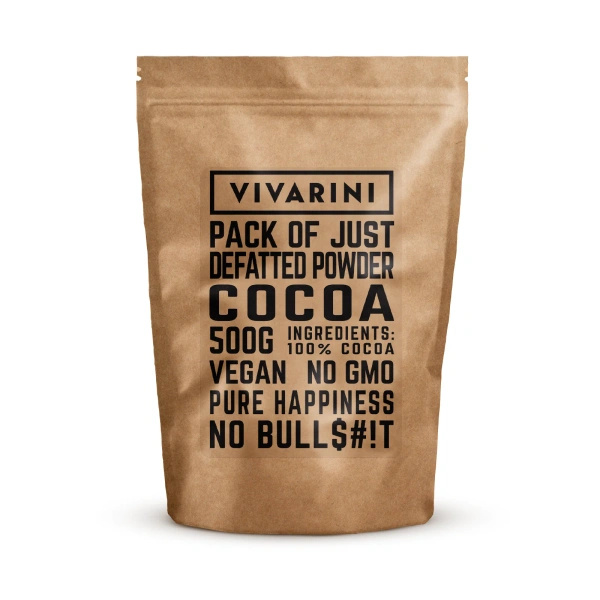 Vivarini – Cacao alcalinizado oscuro (polvo) 0,5 kg