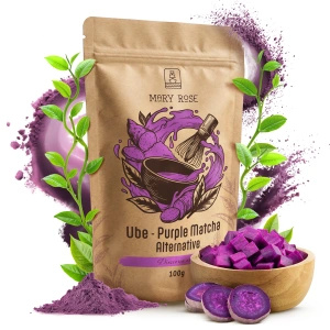 Mary Rose – Purple Matcha Alternative – Ube (en polvo) 100 g