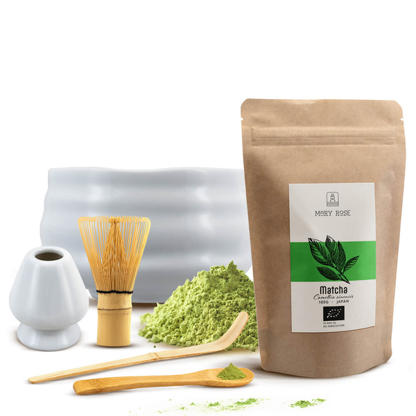 Juego para preparar té matcha
