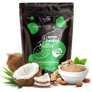 Nustino – Mantequilla de cacahuete en polvo – Coconut (sin azúcar añadido) 400 g