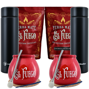 Yerba Mate El Fuego Termo para dos 1kg