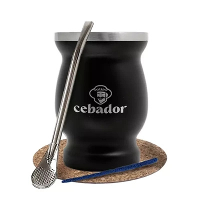 TermoMate Cebador negro + bombilla