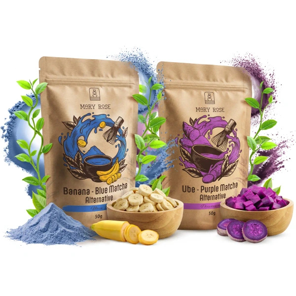 Set de matcha coloridos: Purple Matcha + Blue Matcha