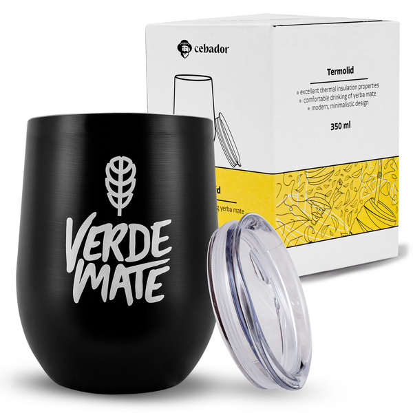Set de Yerba Mate: Taza Térmica TermoLid + 2x Bombilla