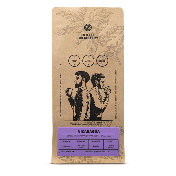 Bro Coffee Roastery - Café arábica en grano Nicaragua Colibrí Azul Speciality 1 kg