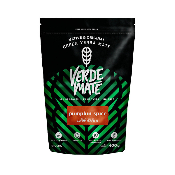 Set de inicio Yerba Mate Verde Mate Pumpkin Spice 500 g + Calabaza Caldero
