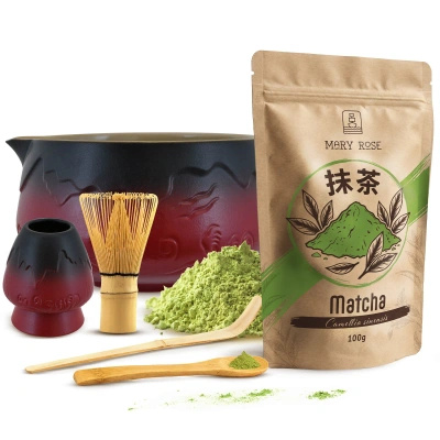 Juego para preparar té matcha