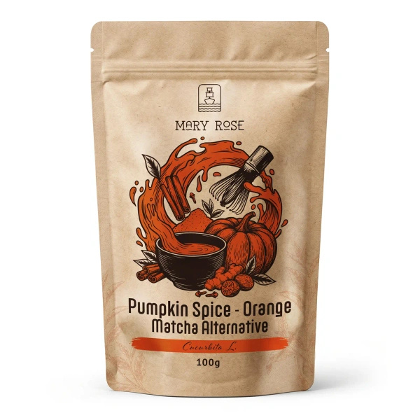 Mary Rose – Orange Matcha Alternative – Pumpkin Spice (en polvo) 100 g