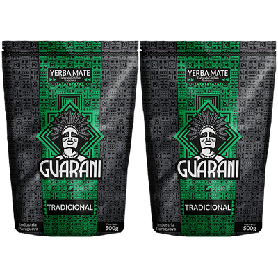 Set de Yerba Mate GUARANI Elaborada 2x500g = 1kg