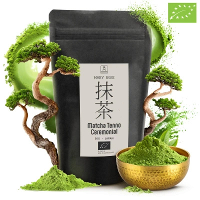 Mary Rose – Té verde Matcha Tenno japonés (BIO) Ceremonial 50 g
