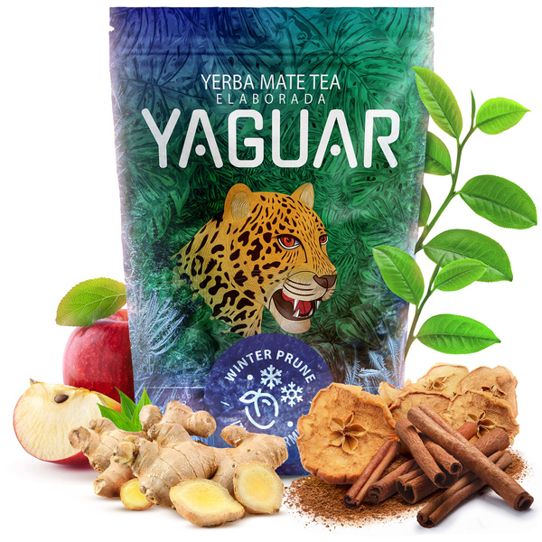Yerba Mate set de invierno de inicio Yaguar Winter Prune 500g