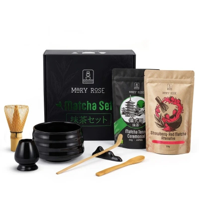 Set de regalo: matcha japonés ceremonial + alternativa colorida al matcha