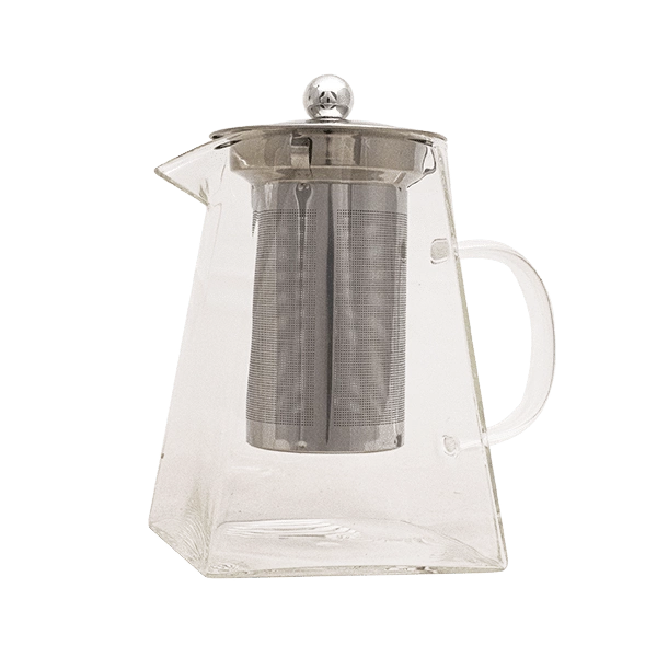 Tetera de cristal con infusor de acero inoxidable 950 ml