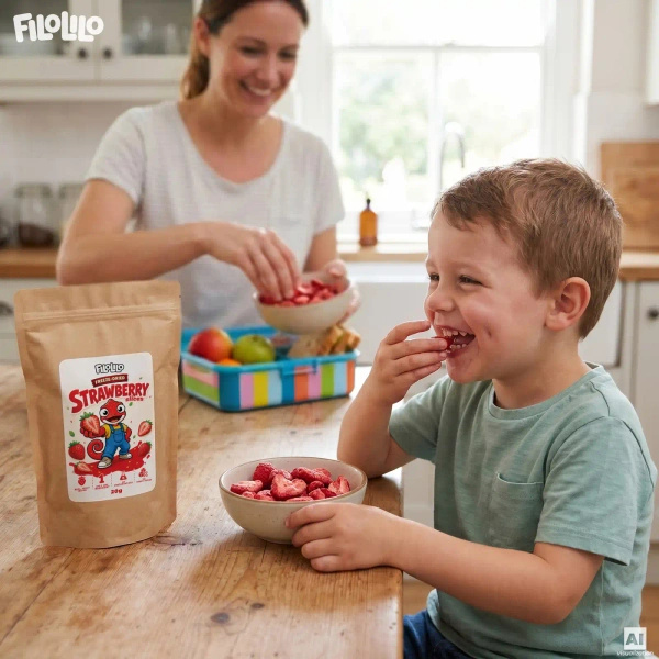 FiloLilo – Fresas liofilizadas (en rodajas) 20 g
