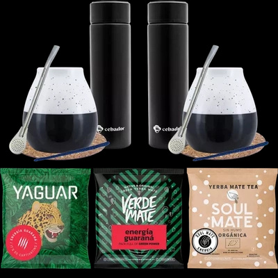 KIT DE INICIO DE YERBA MATE GRANDE PARA DOS PERSONAS