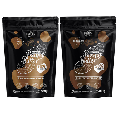 Nustino - Mantequilla de maní en polvo - 2 x 400 g