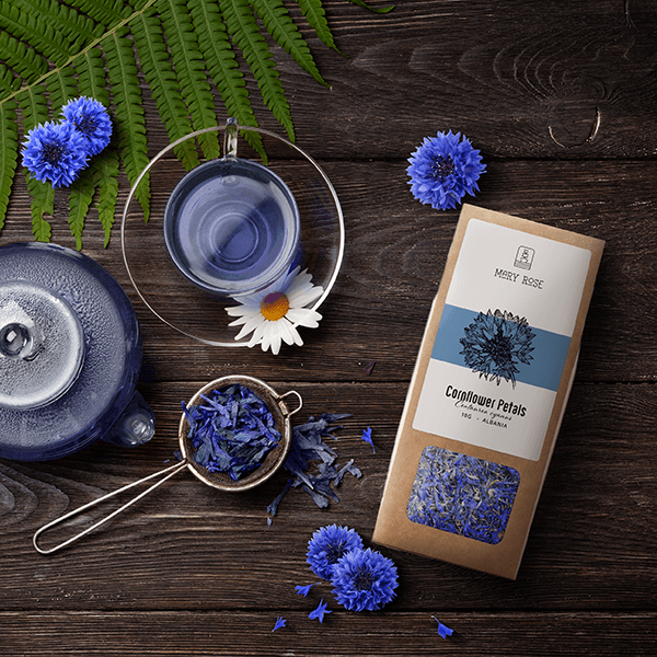  Mary Rose – Aciano (azul) – pétalos 10 g