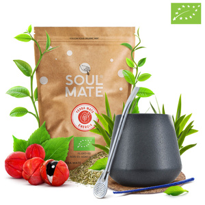 KIT DE INICIO PARA YERBA MATE BOMBILLA CALABAZA 500g