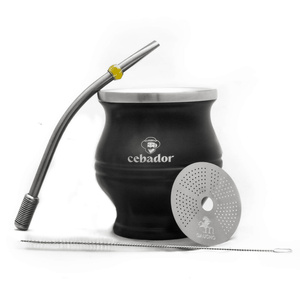 Juego de Yerba Verde Mate Mas IQ 0,5kg + TermoColador