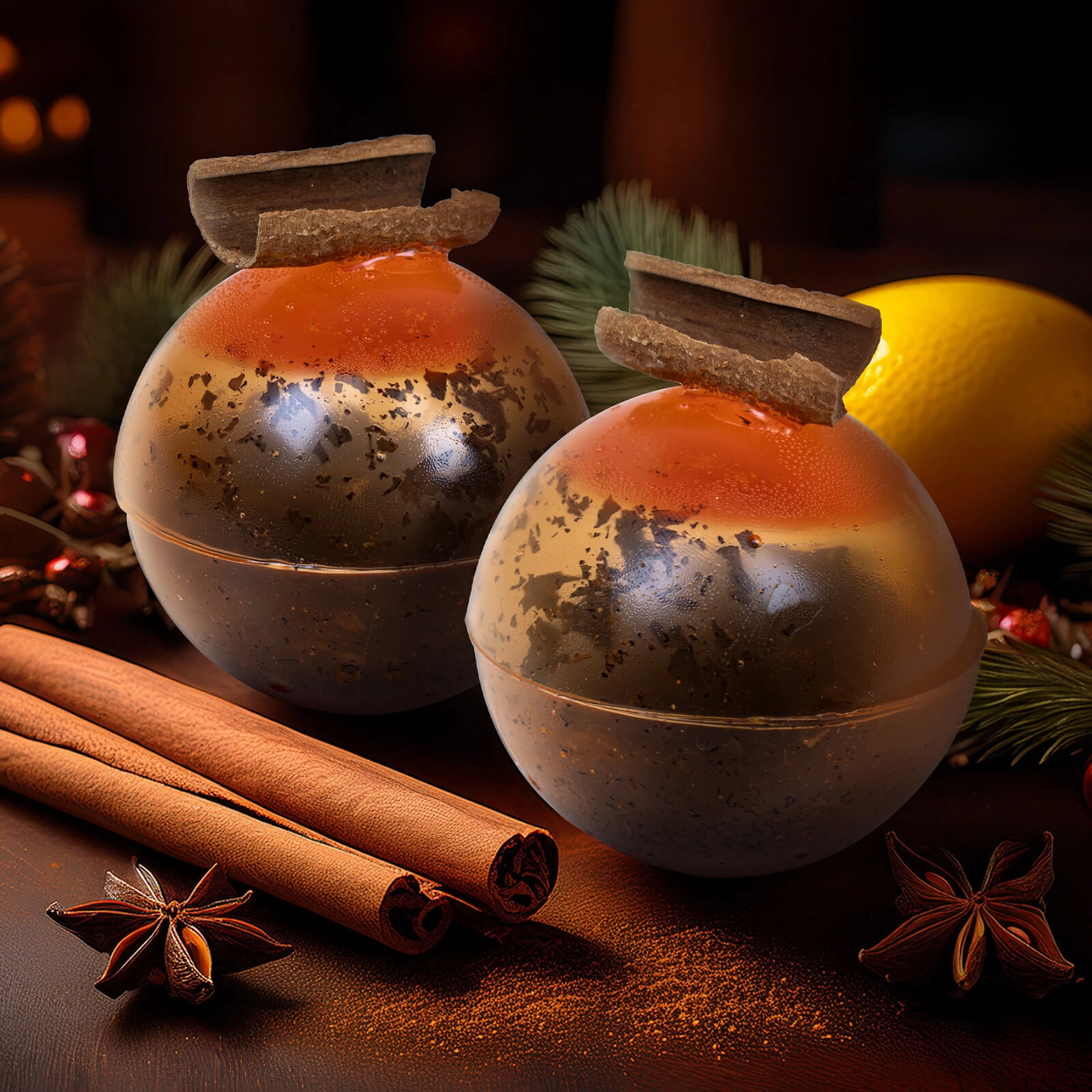 Mary Rose Winter Charm Tea Bomb