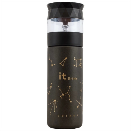 Infusor con taza térmica 350 ml - yerba mate / té (negro)