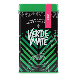 Yerbera – lata con Verde Mate Green Rosa 0,5kg 