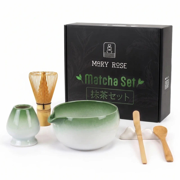 Set de regalo: accesorios para preparar té matcha