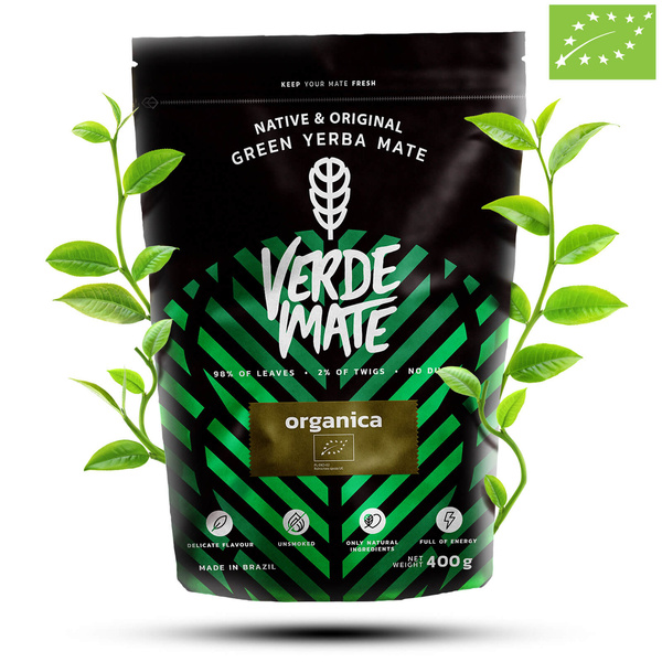 Set de Yerba Mate Verde Mate 400g 0,4kg Calabaza + Bombilla