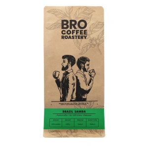 Bro Coffee Roastery – Café arábica en grano Brazil Samba Premium 1 kg