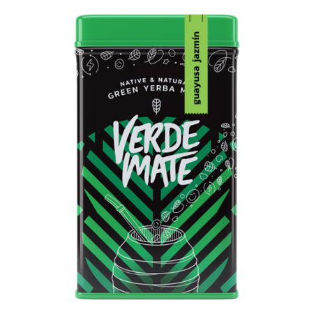 Yerbera – lata con Verde Mate Green Guayusa Jazmín 0,5kg 