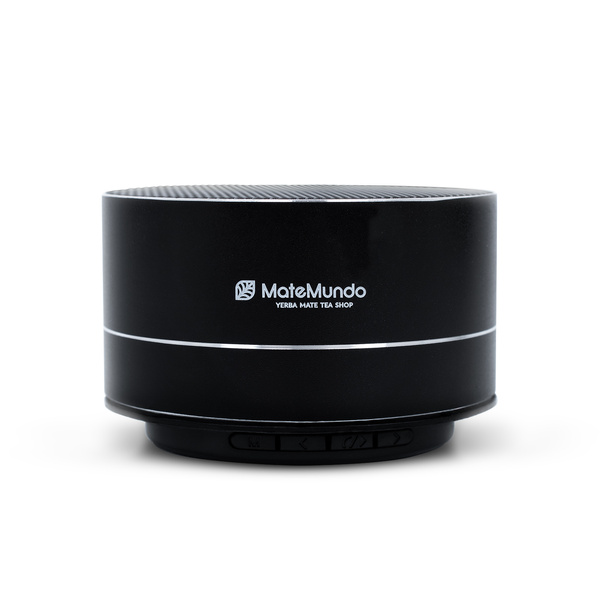 Altavoz con el logotipo de MateMundo