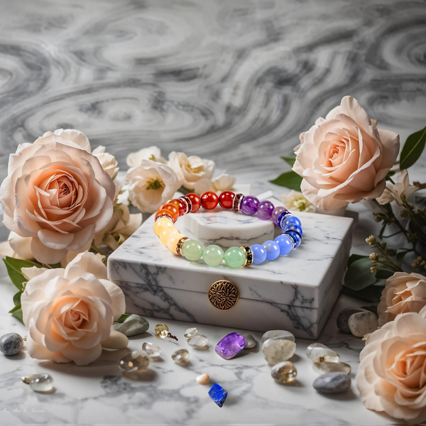 Pulsera "Siete Chakras" – piedras