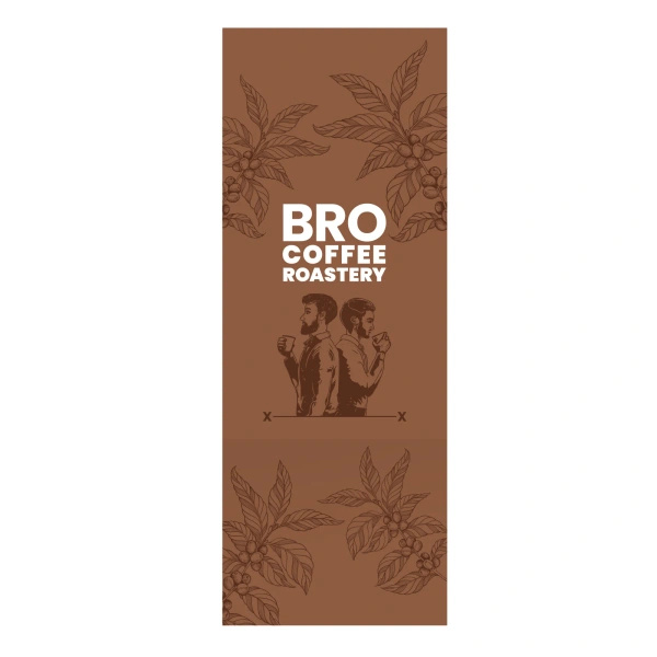 Faja para caja de regalo con logo Bro Coffee Roastery – grande
