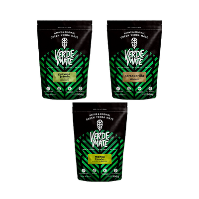 Zestaw Yerba Verde Mate Green 3x500g