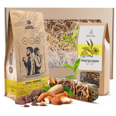 Set de regalo de Café Bro Coffee Roastery + Té + Salvia Blanca Incienso