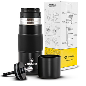 Set de Yerba Mate Yaguar Energia 500g 0,5kg Yerbomos + Calabaza + Bombilla