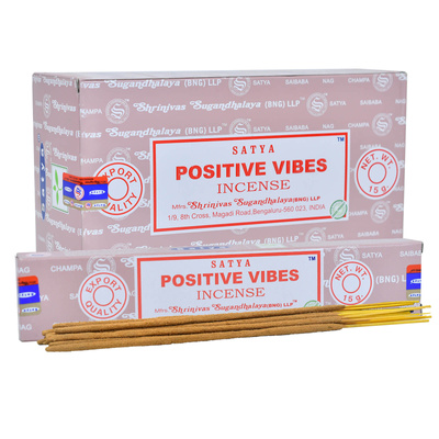 Varillas de Incienso Satya – Positive Vibes