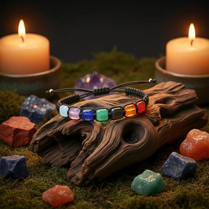 Pulsera "Siete Chakras" – con cordón