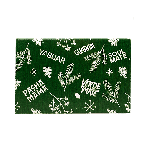 Envoltorio de Navidad para Yerba Mate Verde