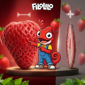 FiloLilo – Fresas liofilizadas (enteras) 100 g