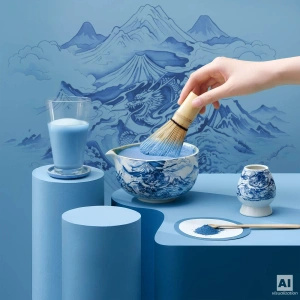 Juego para preparar té matcha