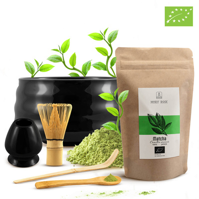 Juego para preparar té matcha