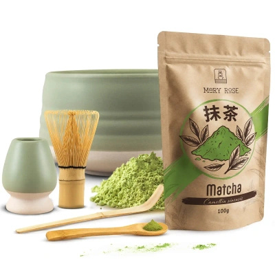 Juego para preparar té matcha