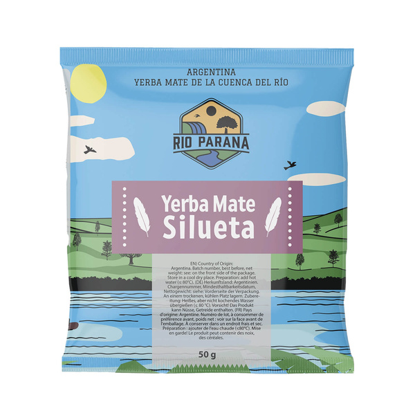 Yerba Mate Rio Parana Set PARA DOS Calabaza Bombilla