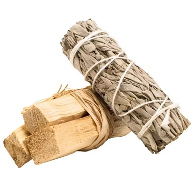 Salvia blanca + Palo santo para la limpieza